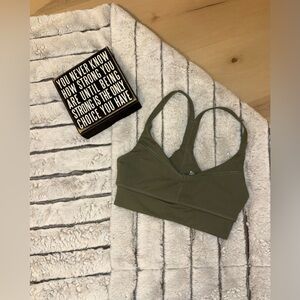 SO Olive Sports Bra